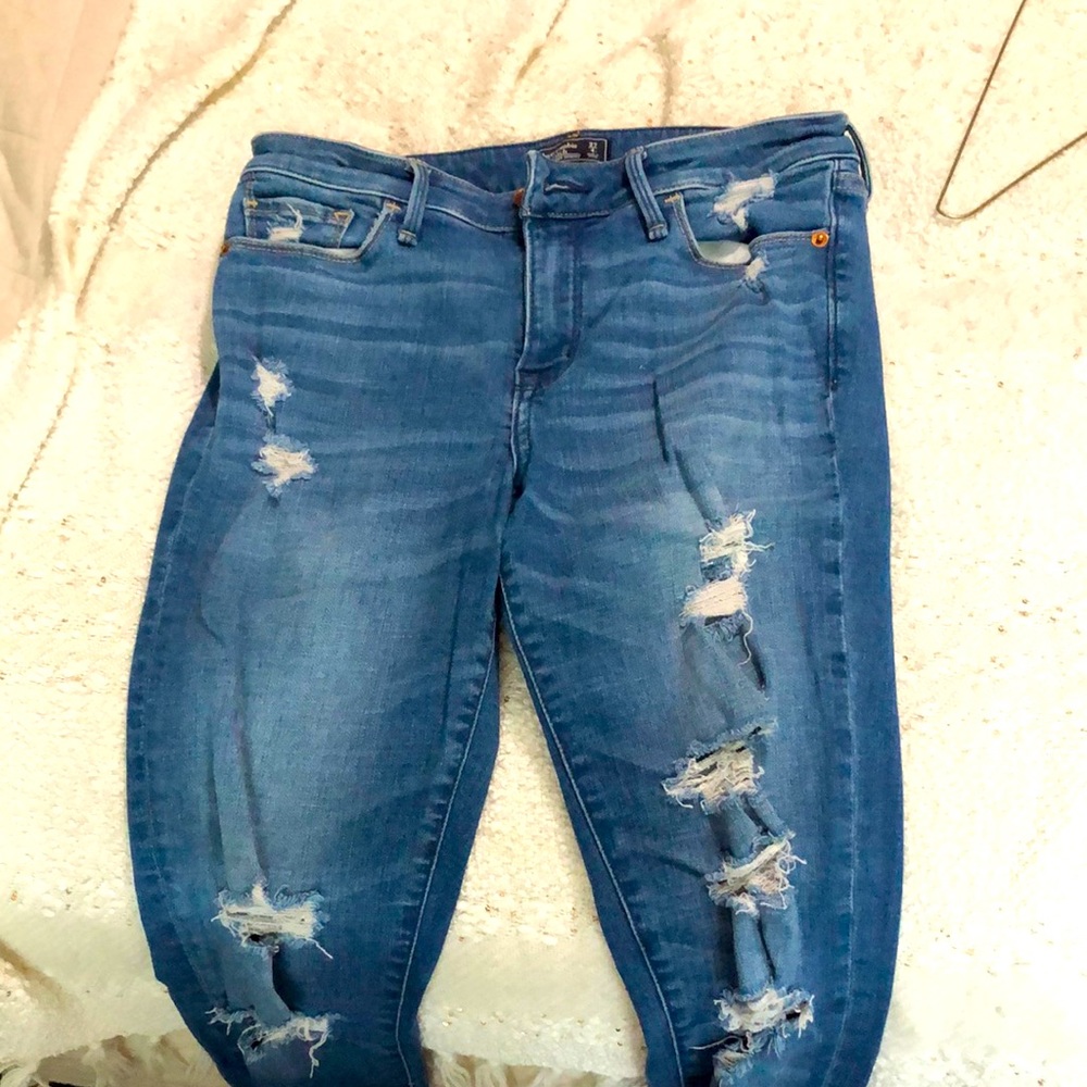 Abercrombie and Fitch High waisted skinny jeans